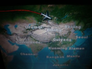 Landeanflug auf Peking